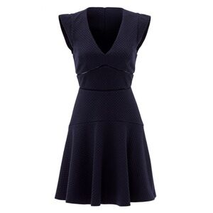REBECCA TAYLOR • Dark Navy Sailor Shift  Dress